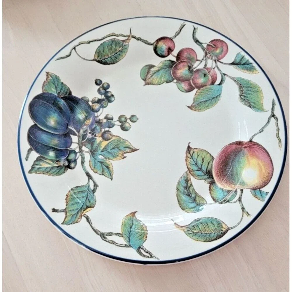 Pier 1 China Macintosh Pattern Angleterre England Dinner Plates 10.25